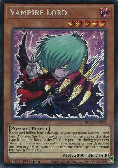 Vampire Lord (BLGG-EN004) [Battles of Legend: Glorious Gallery]