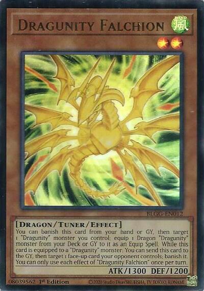 Dragunity Falchion (BLGG-EN012) [Battles of Legend: Glorious Gallery]