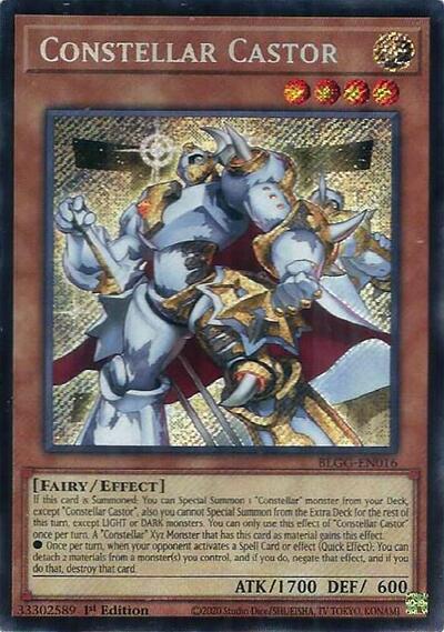 Constellar Castor (BLGG-EN016) [Battles of Legend: Glorious Gallery]
