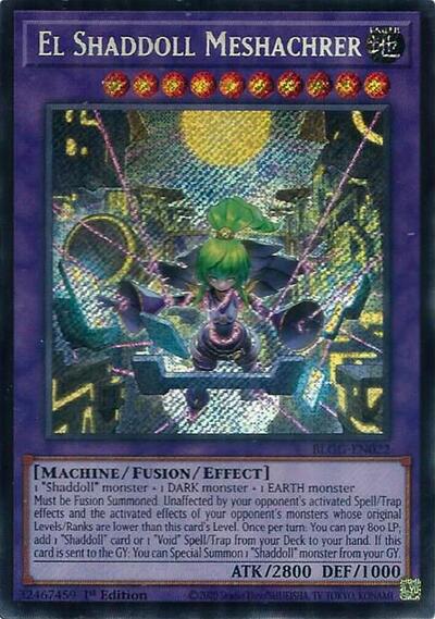 El Shaddoll Meshachrer (BLGG-EN022) [Battles of Legend: Glorious Gallery]