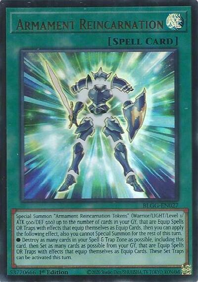 Armament Reincarnation (BLGG-EN027) [Battles of Legend: Glorious Gallery]