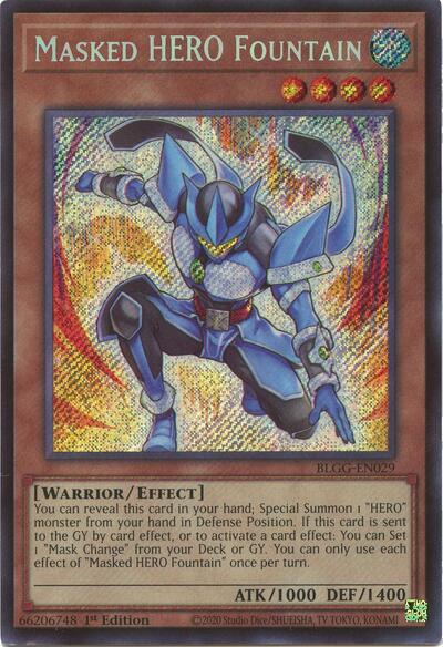 Masked HERO Fountain (BLGG-EN029) [Battles of Legend: Glorious Gallery]
