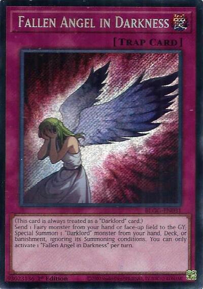 Fallen Angel in Darkness (BLGG-EN031) [Battles of Legend: Glorious Gallery]
