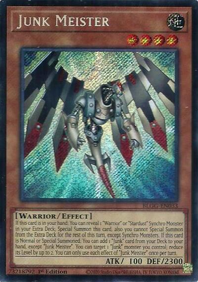 Junk Meister (BLGG-EN033) [Battles of Legend: Glorious Gallery]
