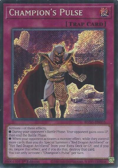 Champion's Pulse (BLGG-EN035) [Battles of Legend: Glorious Gallery]