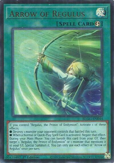 Arrow of Regulus (BLGG-EN044) [Battles of Legend: Glorious Gallery]
