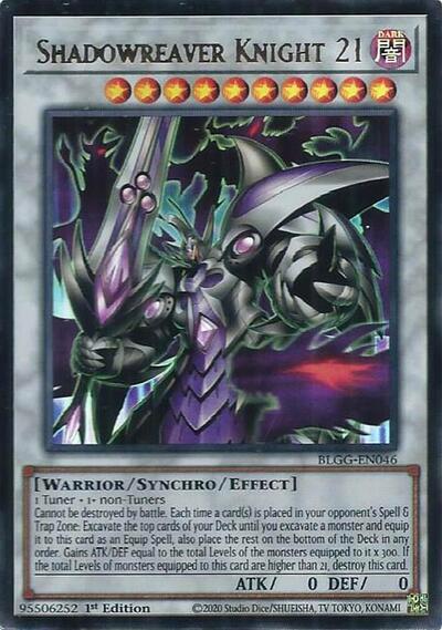 Shadowreaver Knight 21 (BLGG-EN046) [Battles of Legend: Glorious Gallery]