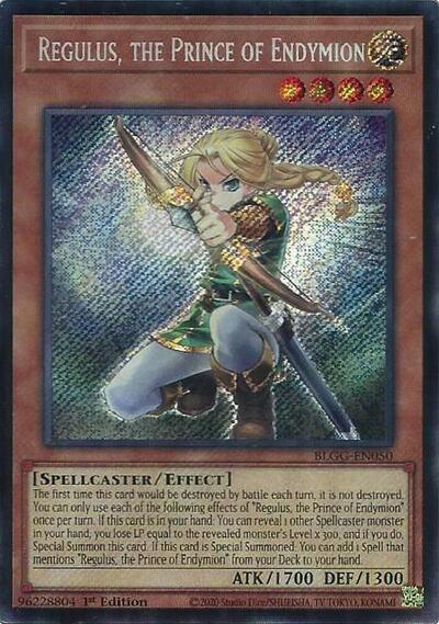 Regulus, the Prince of Endymion (BLGG-EN050) [Battles of Legend: Glorious Gallery]