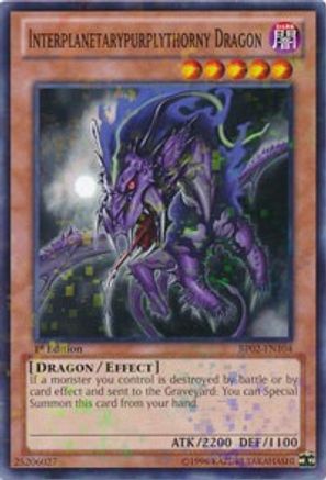 Interplanetarypurplythorny Dragon (Mosaic Rare) (BP02-EN104) - Battle Pack 2: War of the Giants 1st Edition