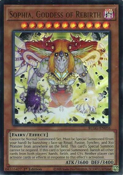 Sophia, Goddess of Rebirth (BLGG-EN056) [Battles of Legend: Glorious Gallery]