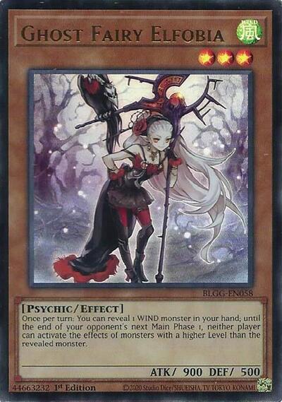Ghost Fairy Elfobia (BLGG-EN058) [Battles of Legend: Glorious Gallery]