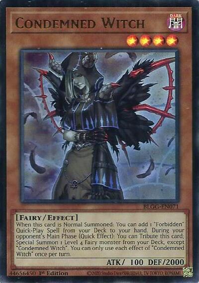 Condemned Witch (BLGG-EN071) [Battles of Legend: Glorious Gallery]