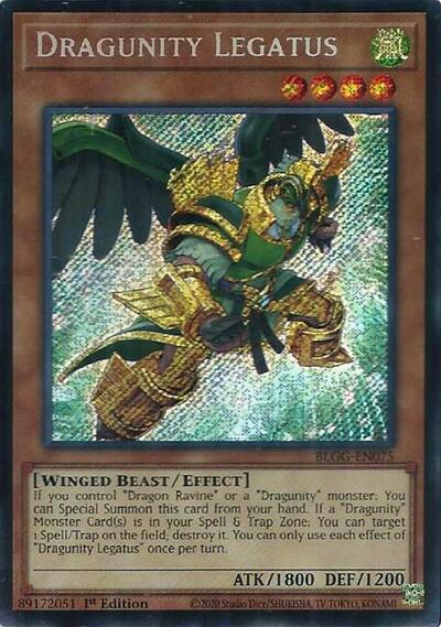 Dragunity Legatus (BLGG-EN075) [Battles of Legend: Glorious Gallery]