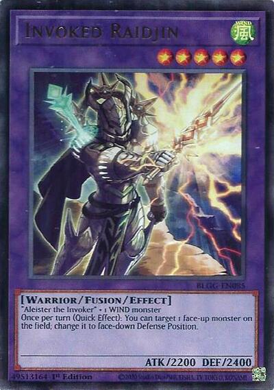 Invoked Raidjin (BLGG-EN085) [Battles of Legend: Glorious Gallery]