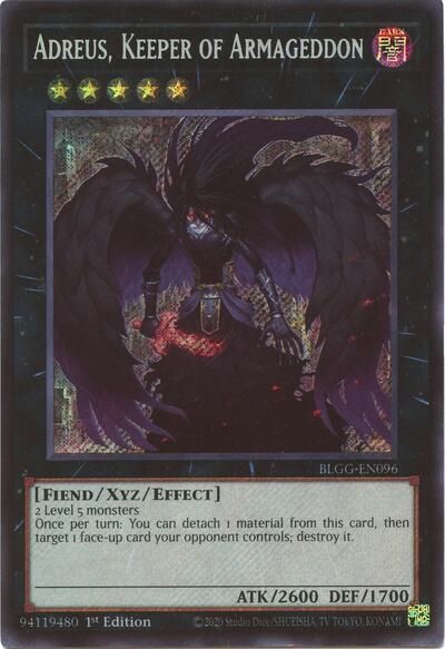 Adreus, Keeper of Armageddon (BLGG-EN096) [Battles of Legend: Glorious Gallery]