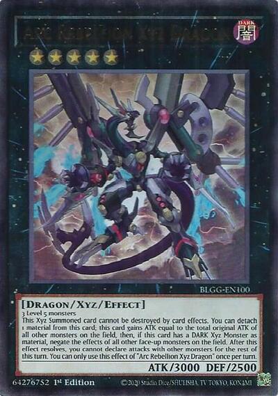 Arc Rebellion Xyz Dragon (BLGG-EN100) [Battles of Legend: Glorious Gallery]