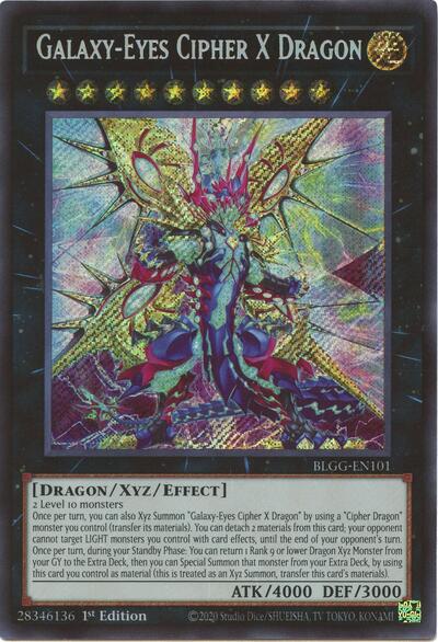 Galaxy-Eyes Cipher X Dragon (BLGG-EN101) [Battles of Legend: Glorious Gallery]