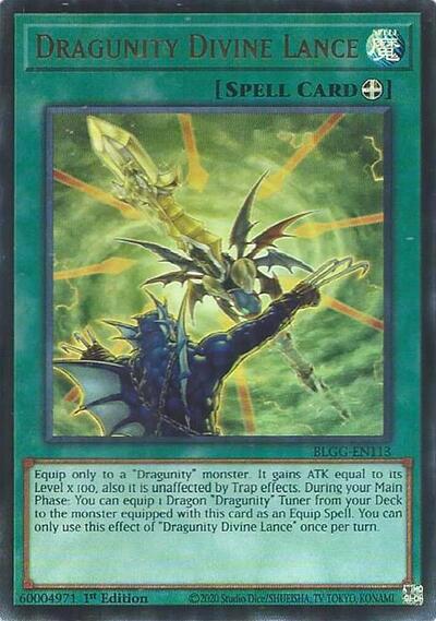 Dragunity Divine Lance (BLGG-EN113) [Battles of Legend: Glorious Gallery]