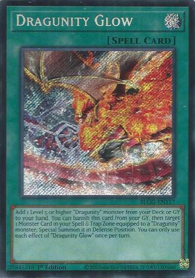 Dragunity Glow (BLGG-EN117) [Battles of Legend: Glorious Gallery]