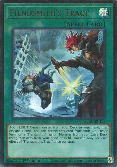 Fiendsmith's Tract (BLGG-EN125) [Battles of Legend: Glorious Gallery]