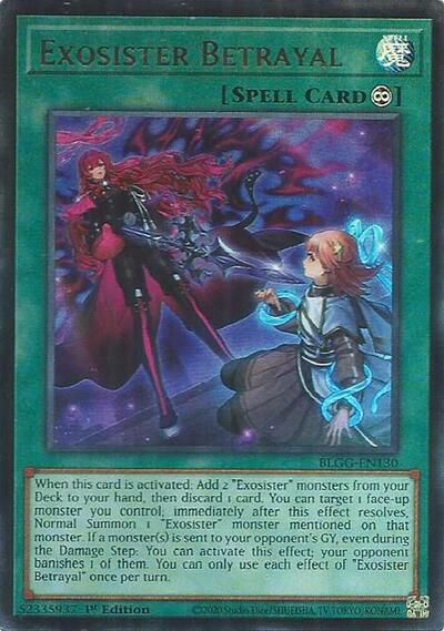 Exosister Betrayal (BLGG-EN130) [Battles of Legend: Glorious Gallery]