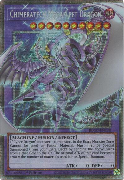Chimeratech Megafleet Dragon (Starlight Rare) (BLGG-EN138) [Battles of Legend: Glorious Gallery]