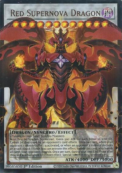 Red Supernova Dragon (BLGG-EN139) [Battles of Legend: Glorious Gallery]