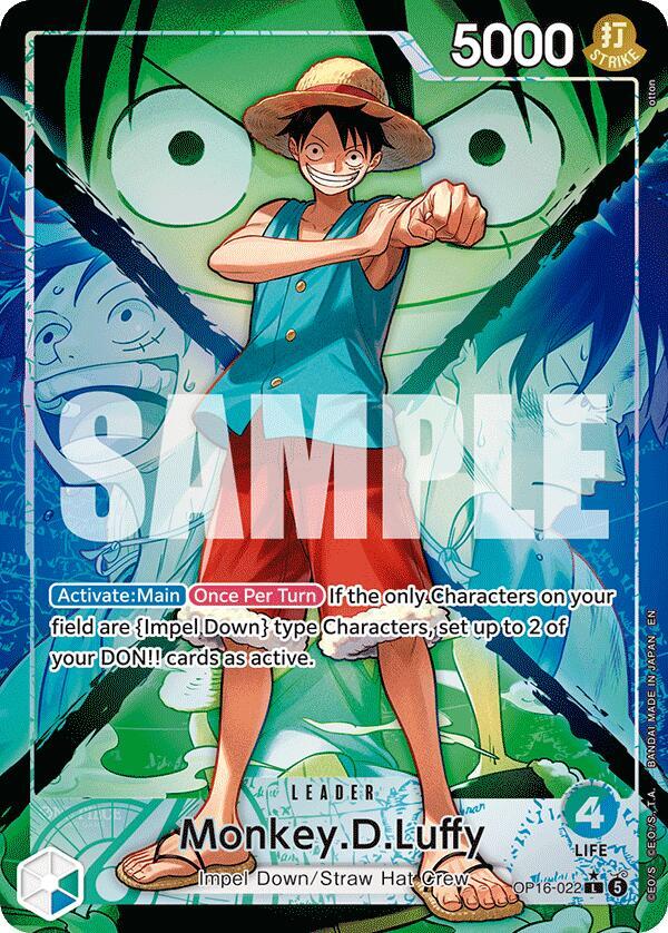Monkey.D.Luffy (022) (Alternate Art) (OP16-022) [The Time of Battle]