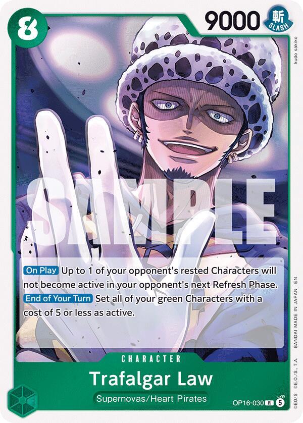 Trafalgar Law (030) (OP16-030) [The Time of Battle]