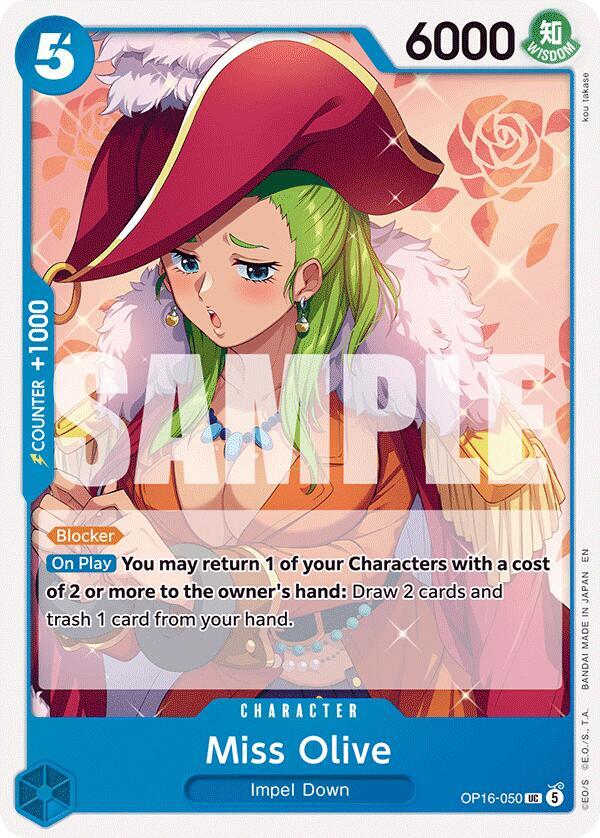 Miss Olive (OP16-050) [The Time of Battle]