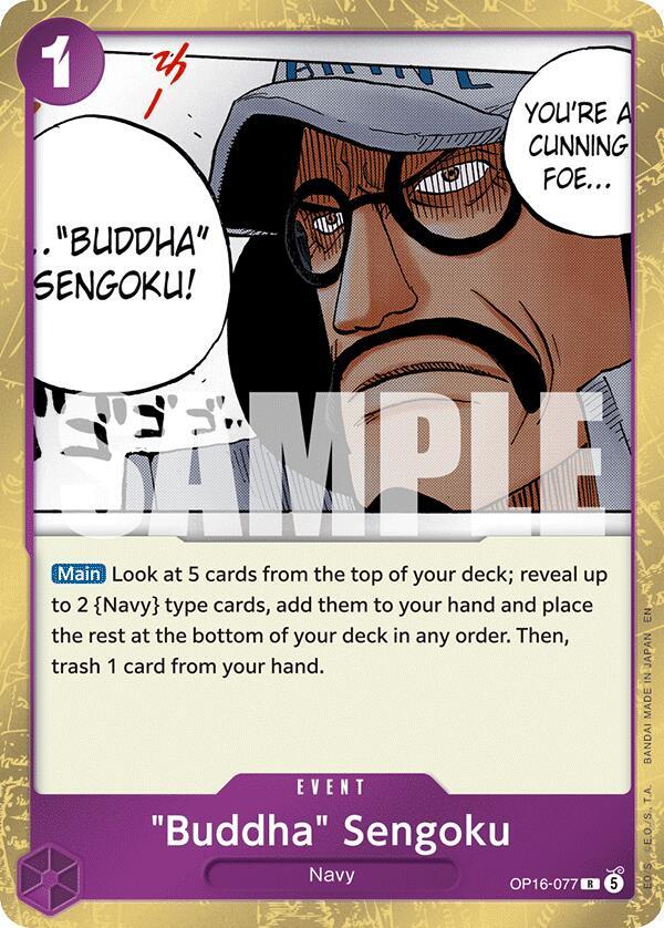 "Buddha" Sengoku (OP16-077) [The Time of Battle]