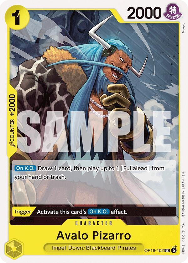 Avalo Pizarro (OP16-102) [The Time of Battle]