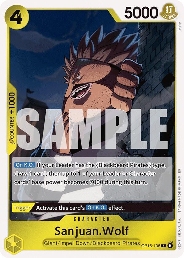 Sanjuan.Wolf (OP16-106) [The Time of Battle]