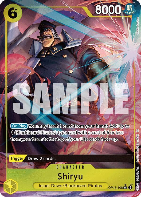 Shiryu (Full Art) (OP16-108) [The Time of Battle]