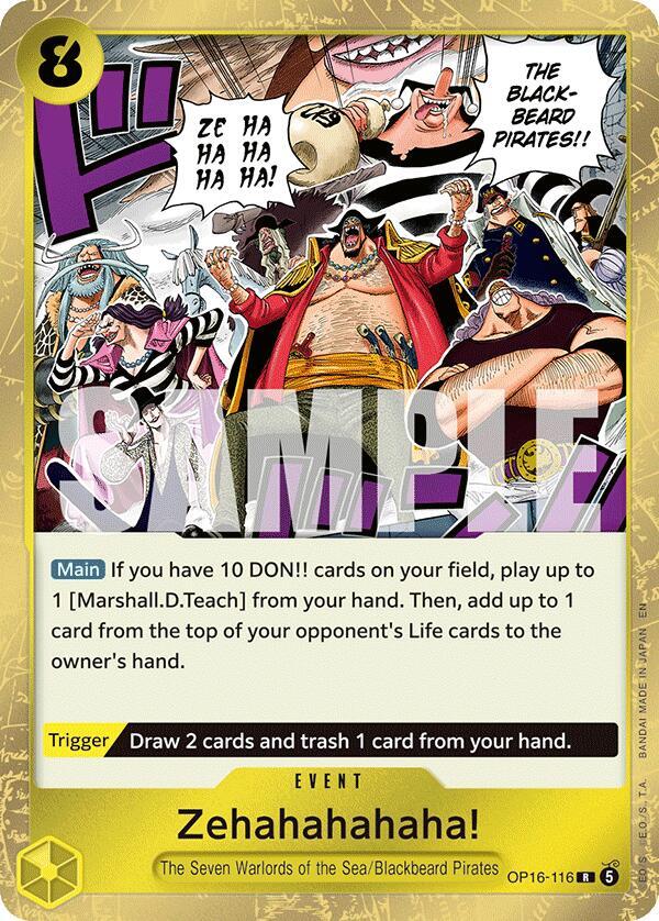 Zehahahahaha! (OP16-116) [The Time of Battle]