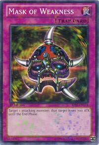Mask of Weakness (Mosaic Rare) (BP02-EN174) [Battle Pack 2: War of the Giants]