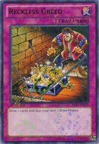 Reckless Greed (Mosaic Rare) (BP02-EN175) [Battle Pack 2: War of the Giants]