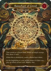 Runechant of Greed (Yellow)(Marvel) (IAR145-MV) [Omens of the Third Age]