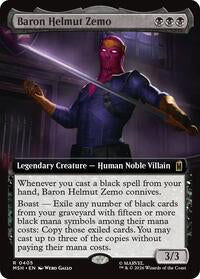 Baron Helmut Zemo (Extended Art) (405) [Marvel Super Heroes]