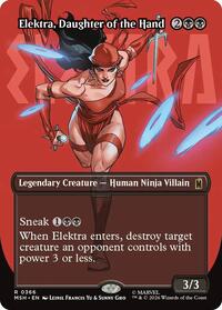 Elektra, Daughter of the Hand (Borderless) (366) (366) [Marvel Super Heroes]