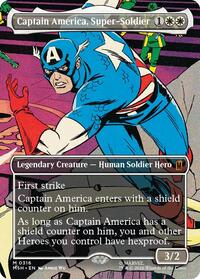Captain America, Super-Soldier (Borderless) (0316) (316) [Marvel Super Heroes]