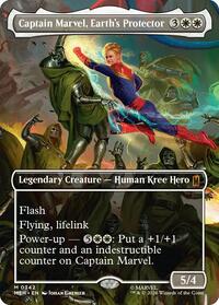 Captain Marvel, Earth's Protector (Borderless) (0342) (342) [Marvel Super Heroes]