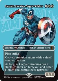 Captain America, Super-Soldier (Borderless) (0352) (352) [Marvel Super Heroes]