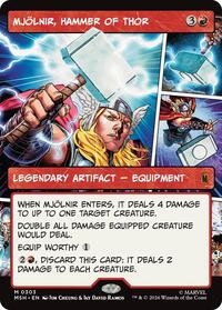 Mjolnir, Hammer of Thor (Borderless) (0303) (303) [Marvel Super Heroes]