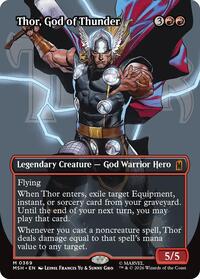 Thor, God of Thunder (Borderless) (0369) (369) [Marvel Super Heroes]