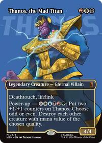 Thanos, the Mad Titan (Borderless) (0367) (376) [Marvel Super Heroes]