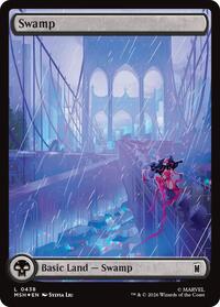 Swamp (0438) (Surge Foil) (438) [Marvel Super Heroes]