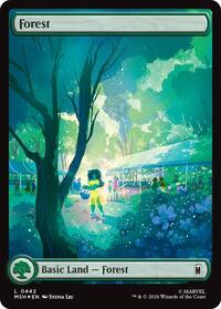 Forest (0442) (Surge Foil) (442) [Marvel Super Heroes]