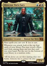 Director Nick Fury (81) [Commander: Marvel Super Heroes]
