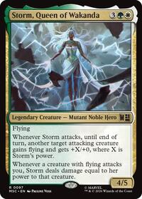 Storm, Queen of Wakanda (97) [Commander: Marvel Super Heroes]